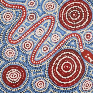 Warna Jukurrpa (Snake Dreaming) by Steven Jakamarra Oldfield