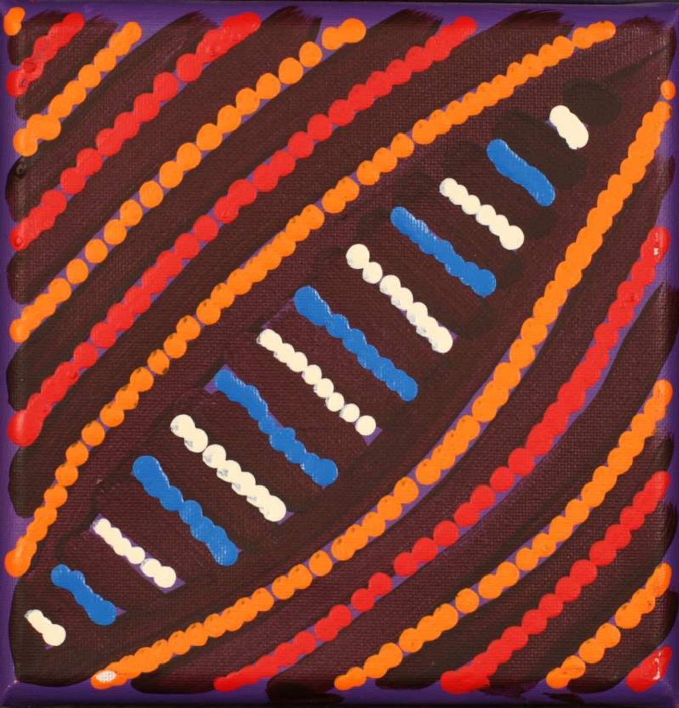 Napaljarri-warnu Jukurrpa (Seven Sisters Dreaming) by Warlukurlangu Artists