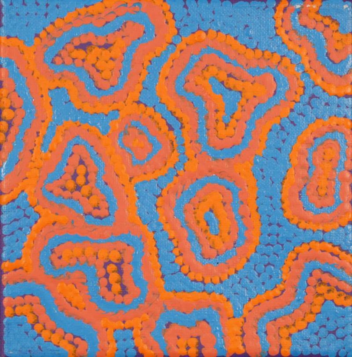 Ngapa Jukurrpa (Water Dreaming) - Puyurru by Warlukurlangu Artists