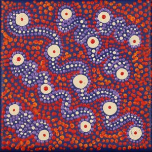 Wanakiji Jukurrpa (Bush Tomato Dreaming) by Warlukurlangu Artists