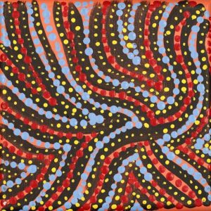 Wardapi Jukurrpa (Goanna Dreaming) - Yarripilangu by Warlukurlangu Artists
