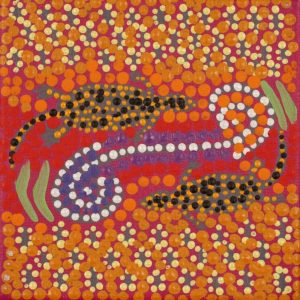 Bush Tucker by Warlukurlangu Artists