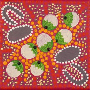 Bush Tucker by Warlukurlangu Artists