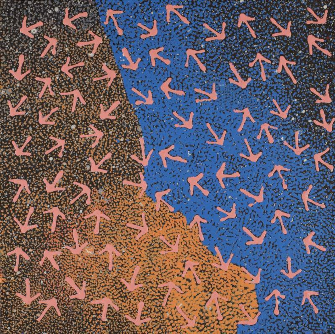 Yankirri Jukurrpa (Emu Dreaming) - Ngarlikirlangu by Lloyd Jampijinpa Brown