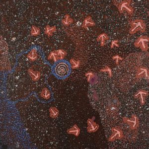 Yankirri Jukurrpa (Emu Dreaming) - Ngarlikirlangu by Lloyd Jampijinpa Brown