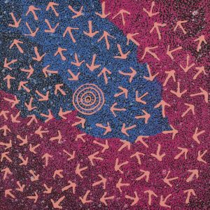 Yankirri Jukurrpa (Emu Dreaming) - Ngarlikirlangu by Lloyd Jampijinpa Brown