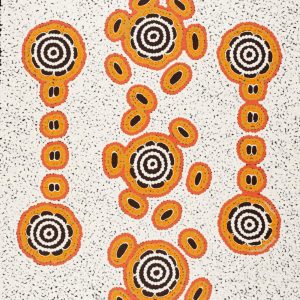 Pamapardu Jukurrpa (Flying Ant Dreaming)  - Warntungurru by Kara Napangardi Ross