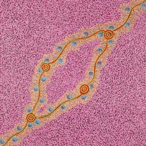 Wardapi Jukurrpa (Goanna Dreaming) - Yarripilangu by Melissa Napangardi Williams