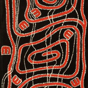 Janganpa Jukurrpa (Brush-tail Possum Dreaming)-  Mawurrji by Stephanie Napurrurla Nelson