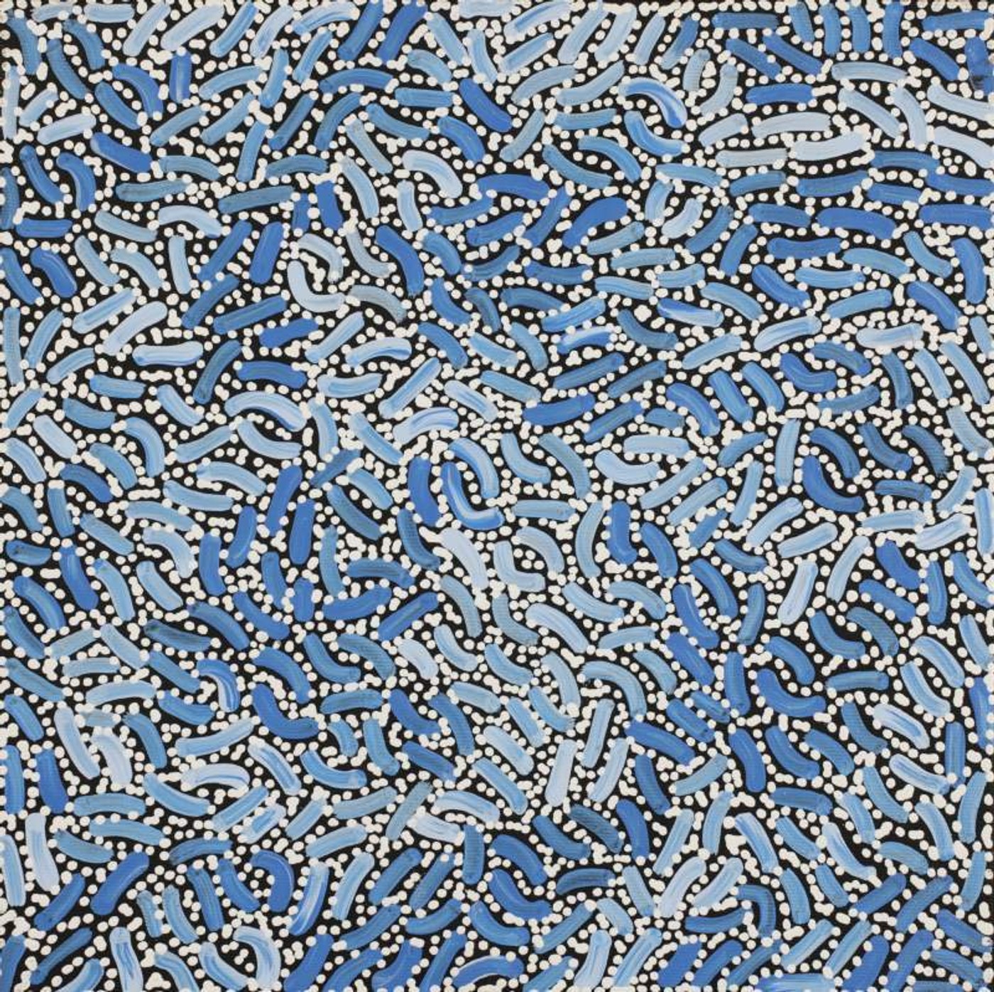 Warlukurlangu Jukurrpa (Fire country Dreaming) by Nathania Nangala Granites