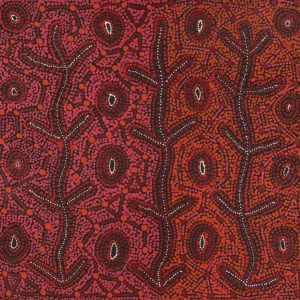 Warlukurlangu Jukurrpa (Fire country Dreaming) by Theo (Faye) Nangala Hudson