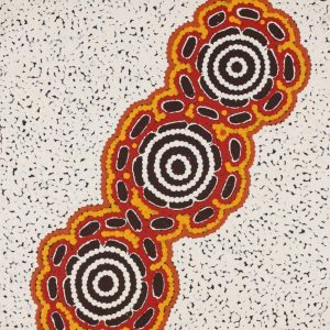 Pamapardu Jukurrpa (Flying Ant Dreaming)  - Warntungurru by Kara Napangardi Ross