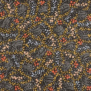Warlukurlangu Jukurrpa (Fire country Dreaming) by Jacinta Nampijinpa Dixon