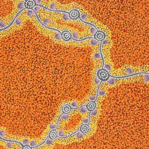 Wardapi Jukurrpa (Goanna Dreaming) - Yarripilangu by Melissa Napangardi Williams