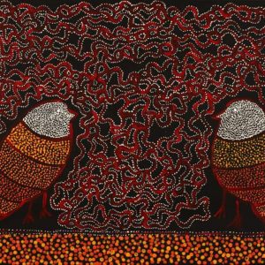 Ngalyipi Jukurrpa (Snakevine Dreaming) - Mina Mina by Geraldine Napangardi Granites by Geraldine Napangardi Granites