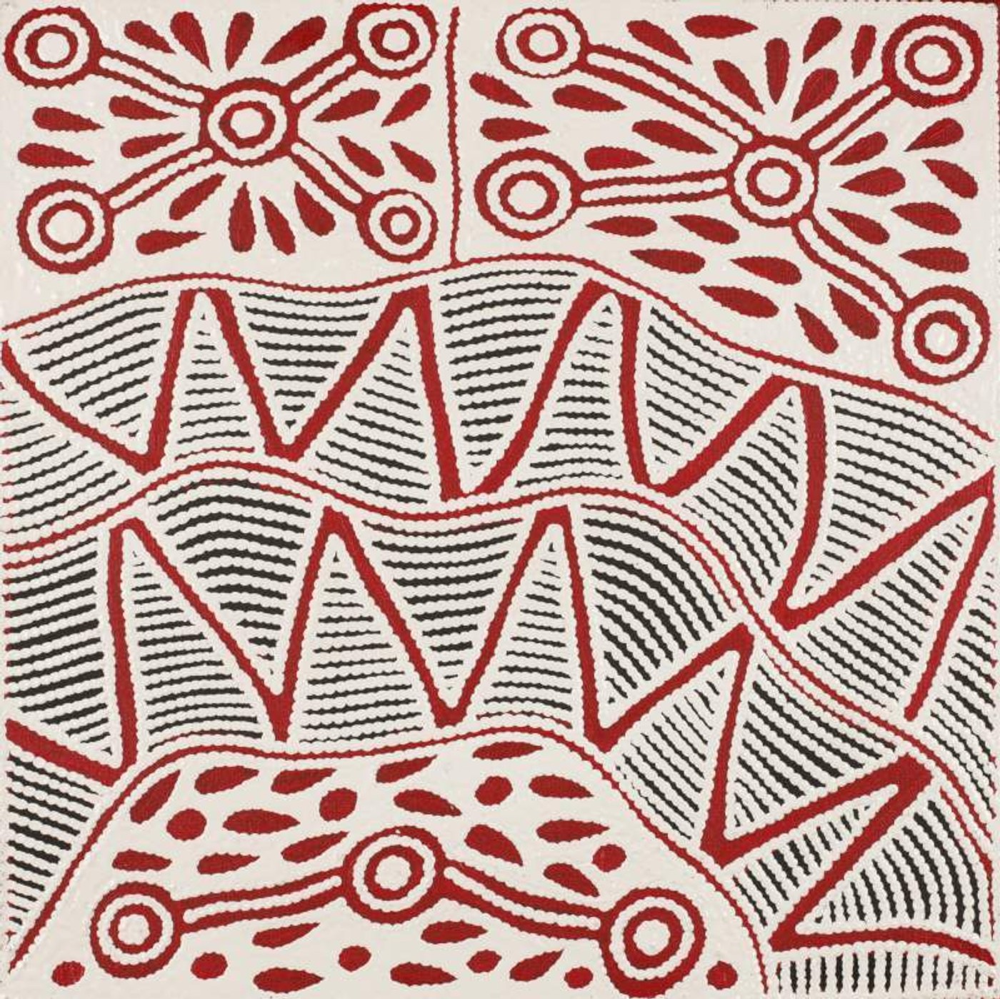 Pikilyi Jukurrpa (Vaughan Springs Dreaming) by Ursula Napangardi Hudson
