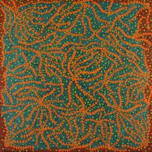 Ngurlu Jukurrpa (Native Seed Dreaming) by Geraldine Napurrurla Langdon