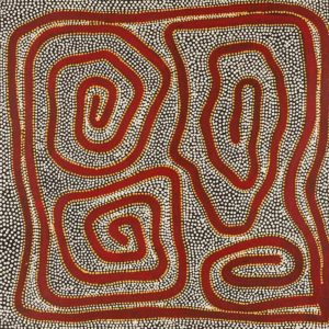 Yarla Jukurrpa (Bush Potato Dreaming) - Yumurrpa by Stephanie Napurrurla Nelson