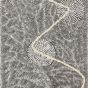 Ngapa Jukurrpa (Water Dreaming)  -  Pirlinyarnu by Ursula Nampijinpa Collins