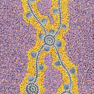 Wardapi Jukurrpa (Goanna Dreaming) - Yarripilangu by Melissa Napangardi Williams
