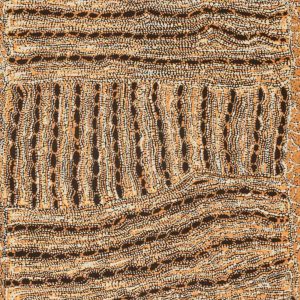 Ngapa Jukurrpa (Water Dreaming)  -  Pirlinyarnu by Sabrina Nangala Robertson