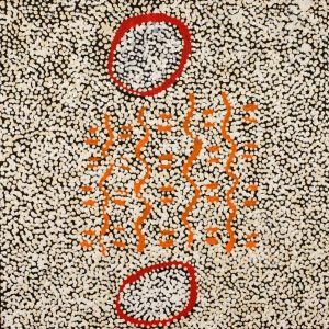 Ngapa Jukurrpa (Water Dreaming)  -  Puyurru by Clancy Jangala Watson