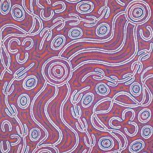 Majardi Jukurrpa (Hairstring Belt/Skirt or Tassel Dreaming) - Mina Mina by Madeleine Napangardi Dixon