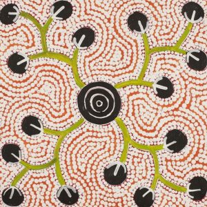 Wanakiji Jukurrpa (Bush Tomato Dreaming) by Jereline Nungarrayi Brown