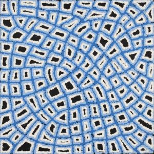 Ngapa Jukurrpa (Water Dreaming)  -  Puyurru by Delores Nangala Robertson