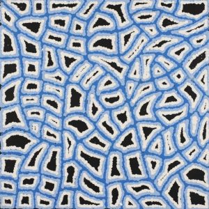 Ngapa Jukurrpa (Water Dreaming)  -  Puyurru by Delores Nangala Robertson
