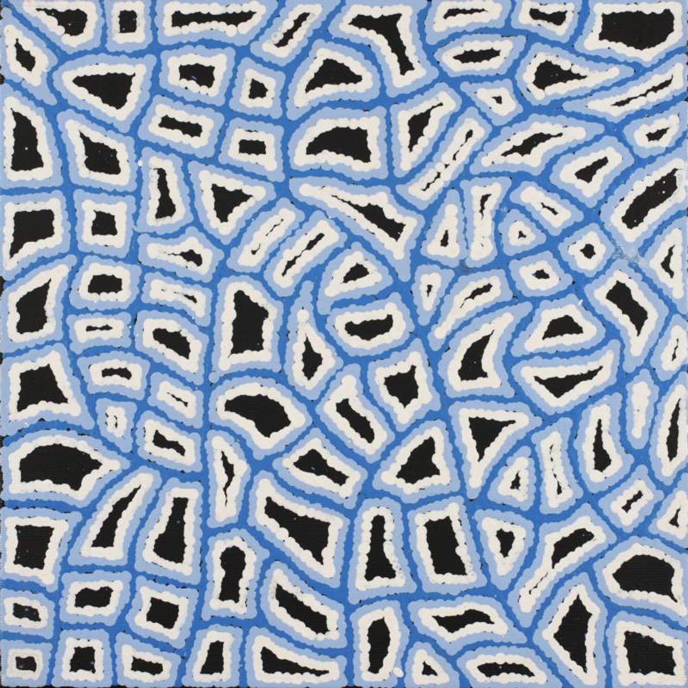 Ngapa Jukurrpa (Water Dreaming)  -  Puyurru by Delores Nangala Robertson