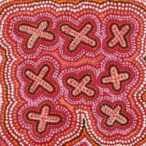 Ngatijirri Jukurrpa (Budgerigar Dreaming) by Kershini Napaljarri Collins