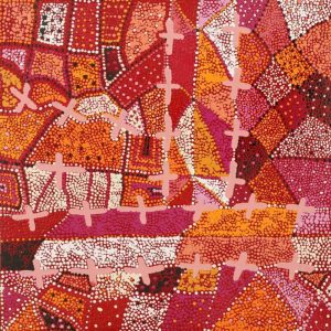 Ngatijirri Jukurrpa (Budgerigar Dreaming) by Kershini Napaljarri Collins