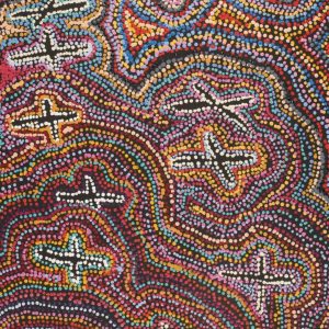Ngatijirri Jukurrpa (Budgerigar Dreaming) by Karen Napaljarri Barnes