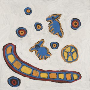 Mina Mina Jukurrpa (Mina Mina Dreaming) by Saraeva Napangardi Marshall