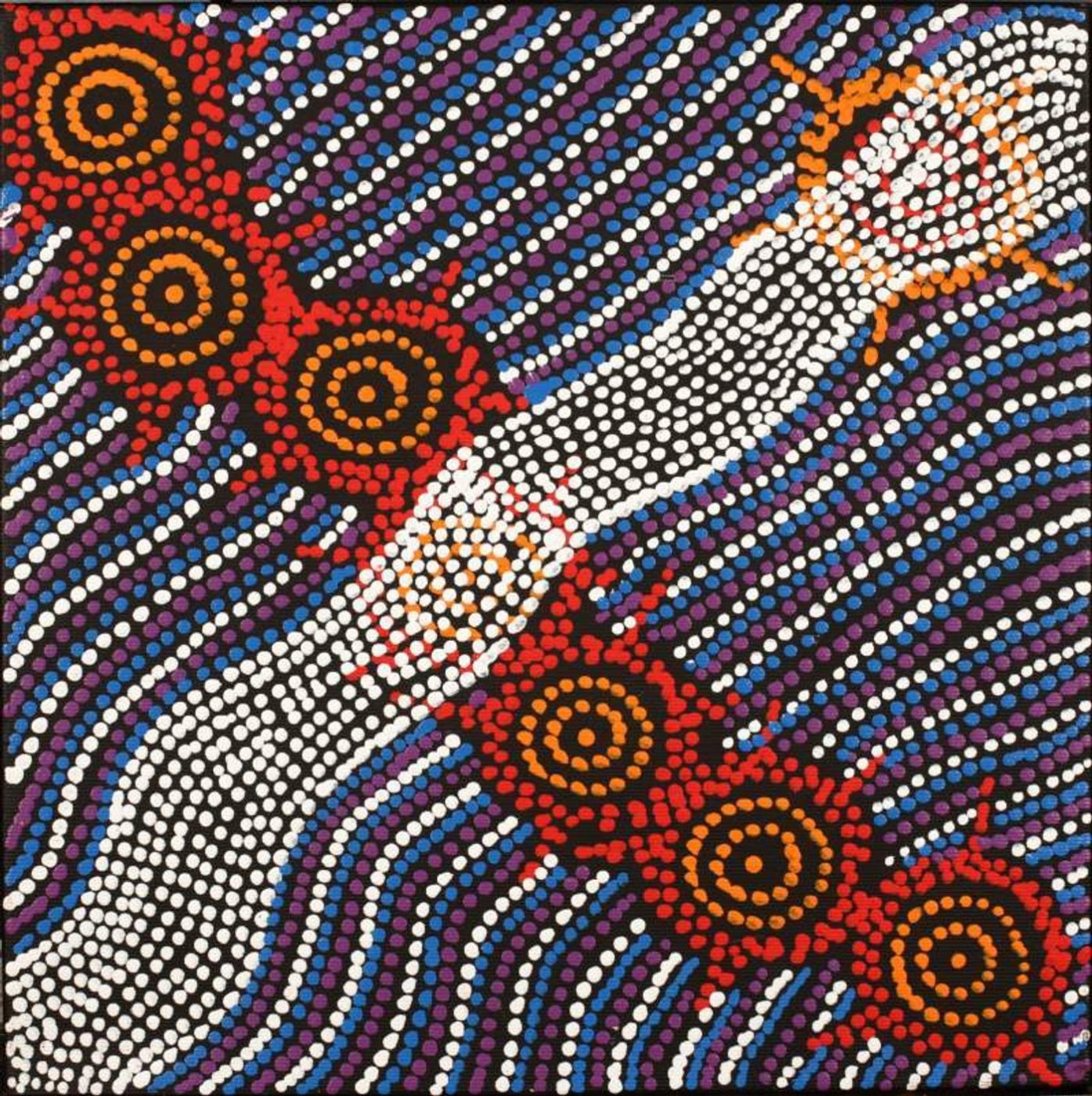 Napaljarri-warnu Jukurrpa (Seven Sisters Dreaming) by Shanna Napanangka Williams