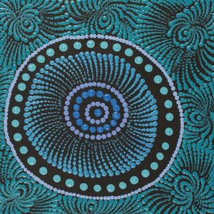 Pamapardu Jukurrpa (Flying Ant Dreaming)  - Warntungurru by Maria Nampijinpa Brown