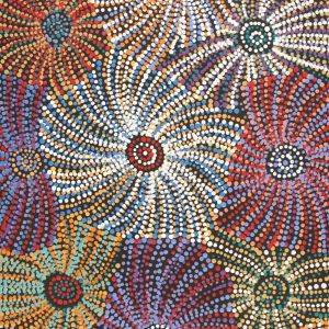 Ngapa Jukurrpa (Water Dreaming)  -  Puyurru by Evelyn Nangala Robertson