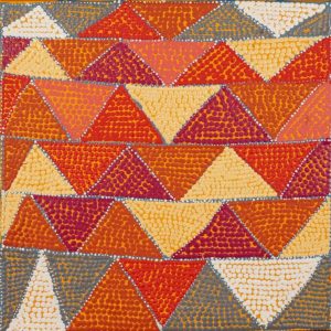Yawakiyi Jukurrpa (Native Currant Dreaming) by Geraldine Napurrurla Wilson