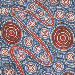 Warna Jukurrpa (Snake Dreaming) by Steven Jakamarra Oldfield