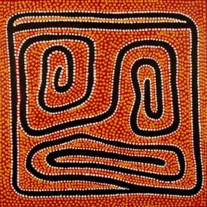 Yarla Jukurrpa (Bush Potato Dreaming) - Yumurrpa by Stephanie Napurrurla Nelson