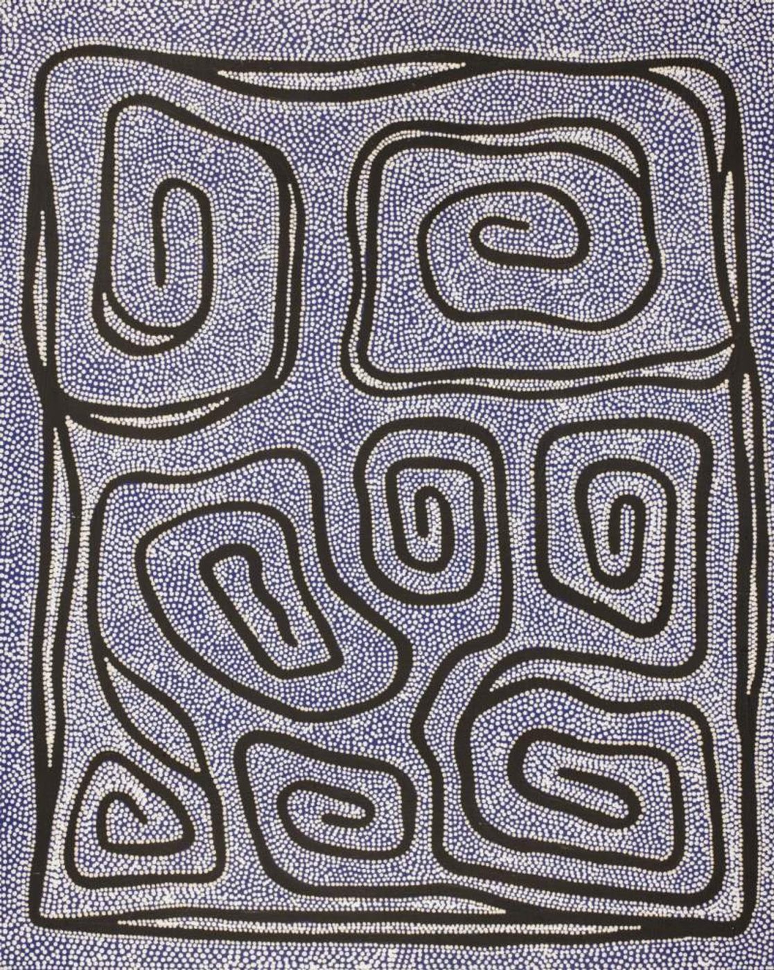 Yarla Jukurrpa (Bush Potato Dreaming) - Yumurrpa by Stephanie Napurrurla Nelson