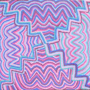 Watiya-warnu Jukurrpa (Seed Dreaming) by Angela Nangala Robertson