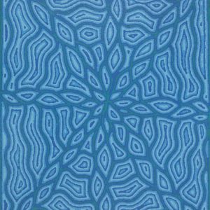 Yarla Jukurrpa (Bush Potato Dreaming) - Cockatoo Creek by Justine Nakamarra Nelson