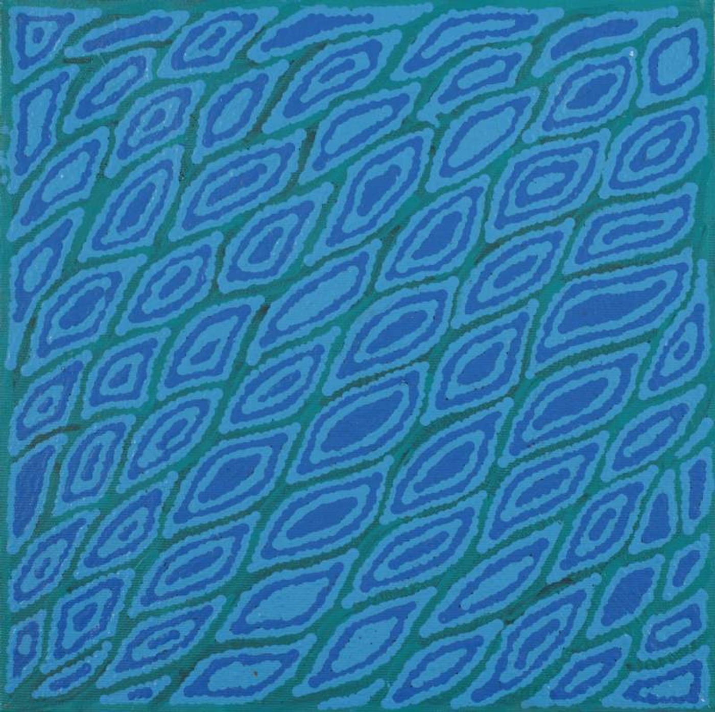 Yarla Jukurrpa (Bush Potato Dreaming) - Cockatoo Creek by Justine Nakamarra Nelson