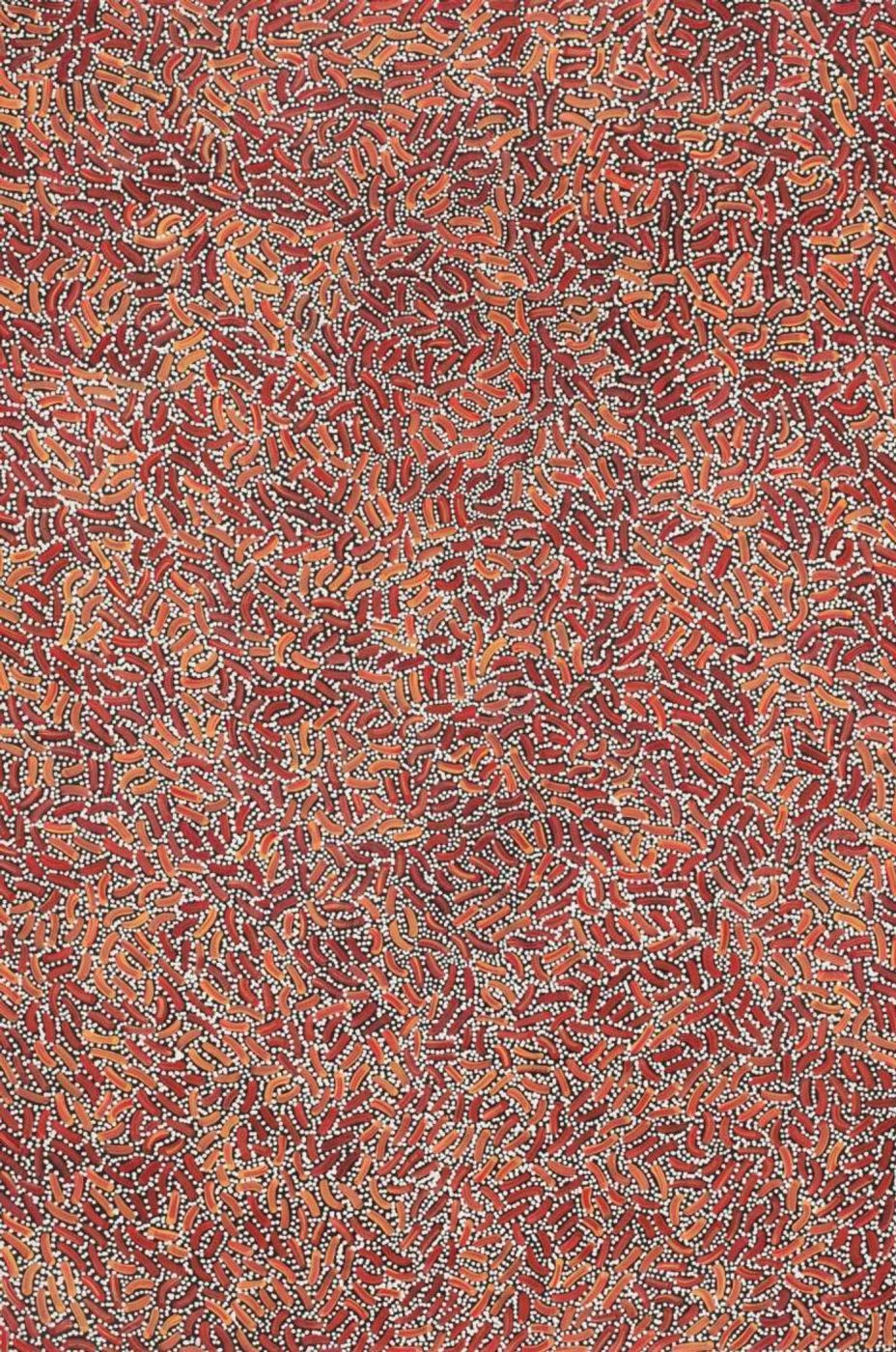 Warlukurlangu Jukurrpa (Fire country Dreaming) by Nathania Nangala Granites