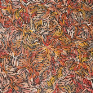 Purrpalanji (Skinny Bush Banana) Jukurrpa by Nola Napangardi Fisher