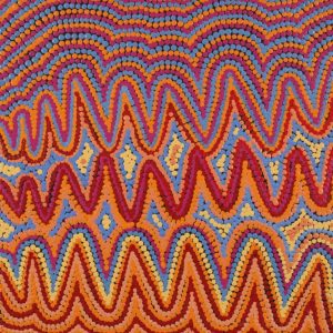 Pikilyi Jukurrpa (Vaughan Springs Dreaming) by Selina Napanangka Fisher