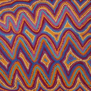Pikilyi Jukurrpa (Vaughan Springs Dreaming) by Selina Napanangka Fisher