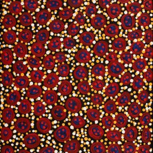 Ngapa Jukurrpa (Water Dreaming)  -  Puyurru by Samuel Jampijinpa Collins